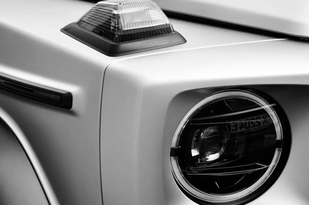 a close up of the front of a vehicle